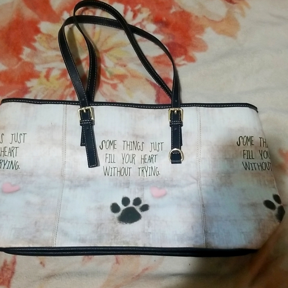 Dog large tote/purse
